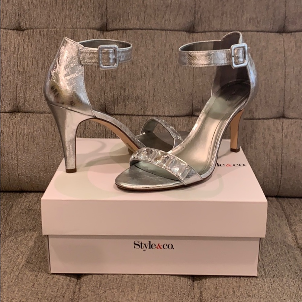 Silver heels